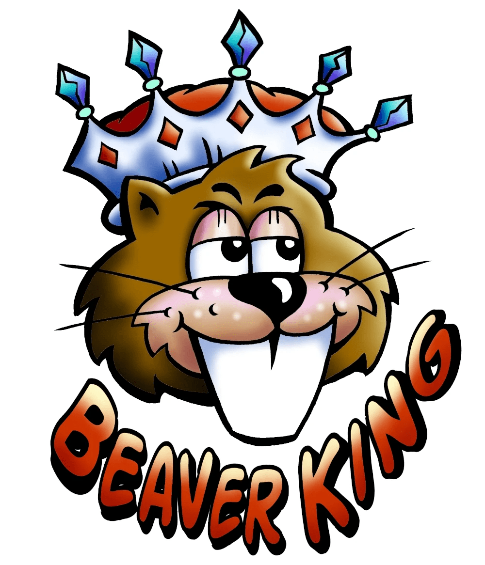 Beaver King T-Shirt front design - premium cotton tee with the Beaver King logo