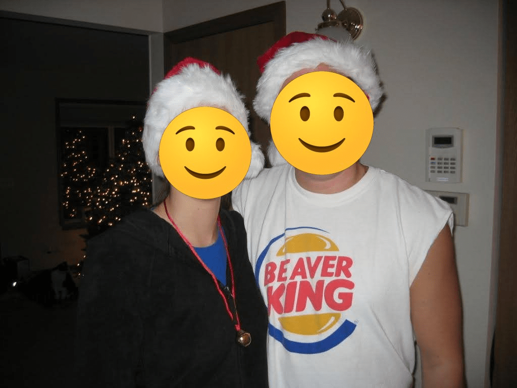 A fan wearing the Beaver King shirt