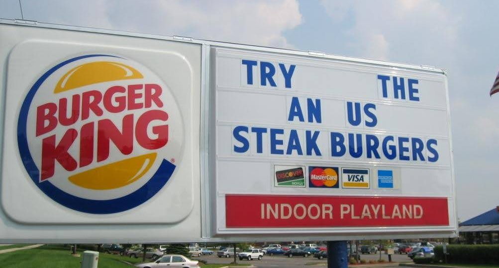 Payback at the local Burger King